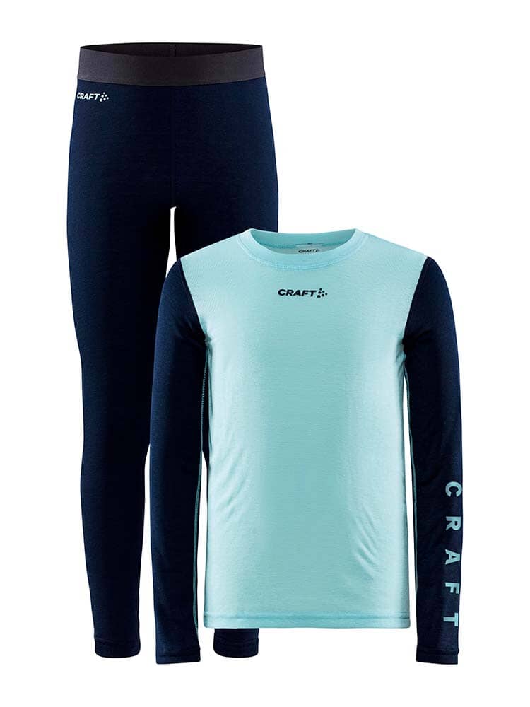 Kid's Core Warm Baselayer Set - BLAZE-AREA - Image 8