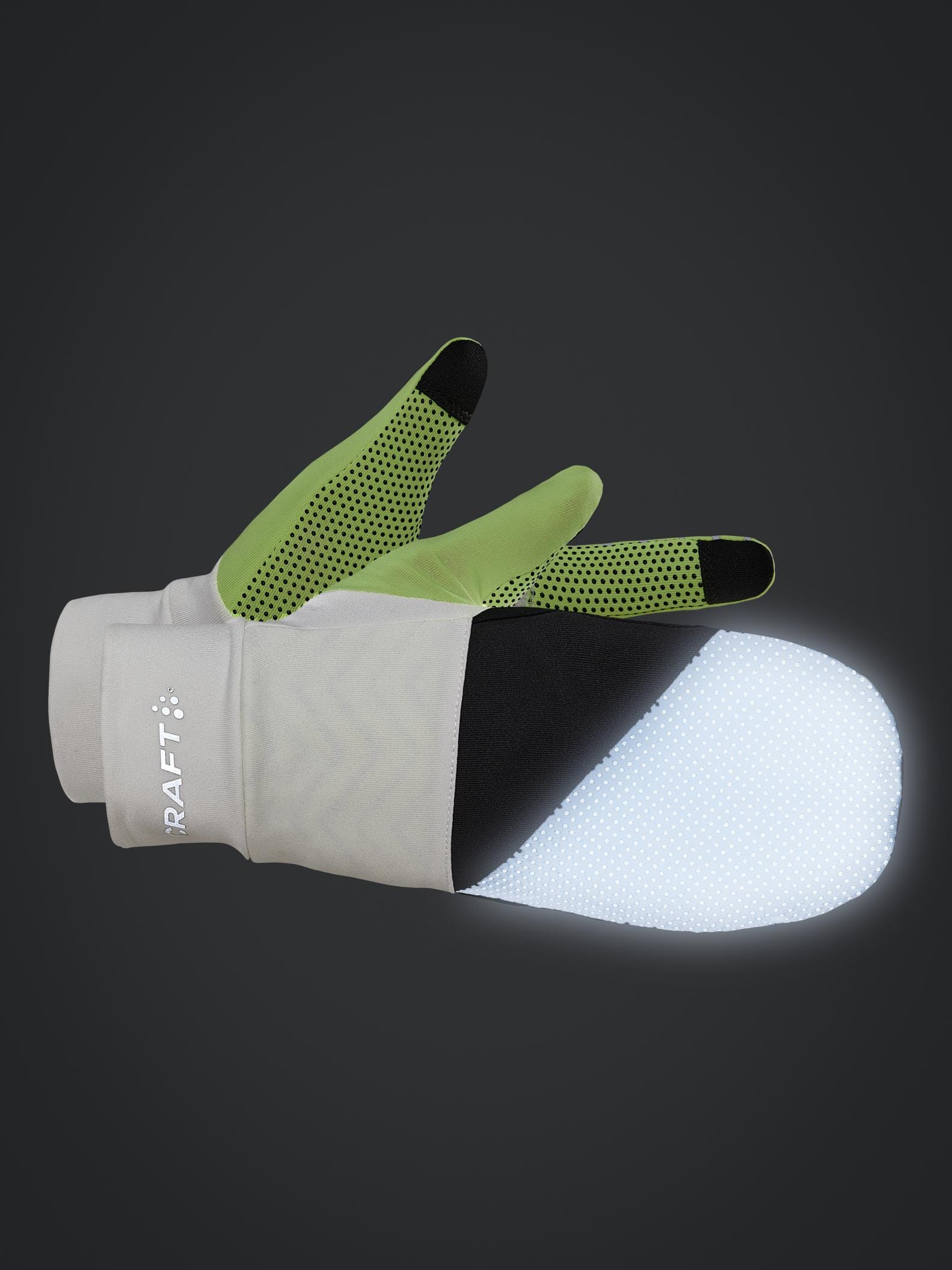 ADV Lumen Hybrid Glove - ASH WHITE-FLUMINO - Image 3