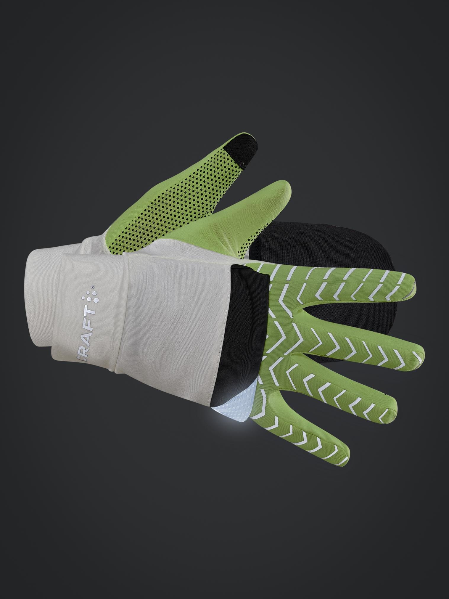 ADV Lumen Hybrid Glove - ASH WHITE-FLUMINO - Image 2
