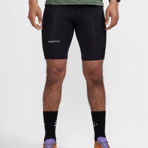 Men's Pro Hypervent Running Short Tights - Black