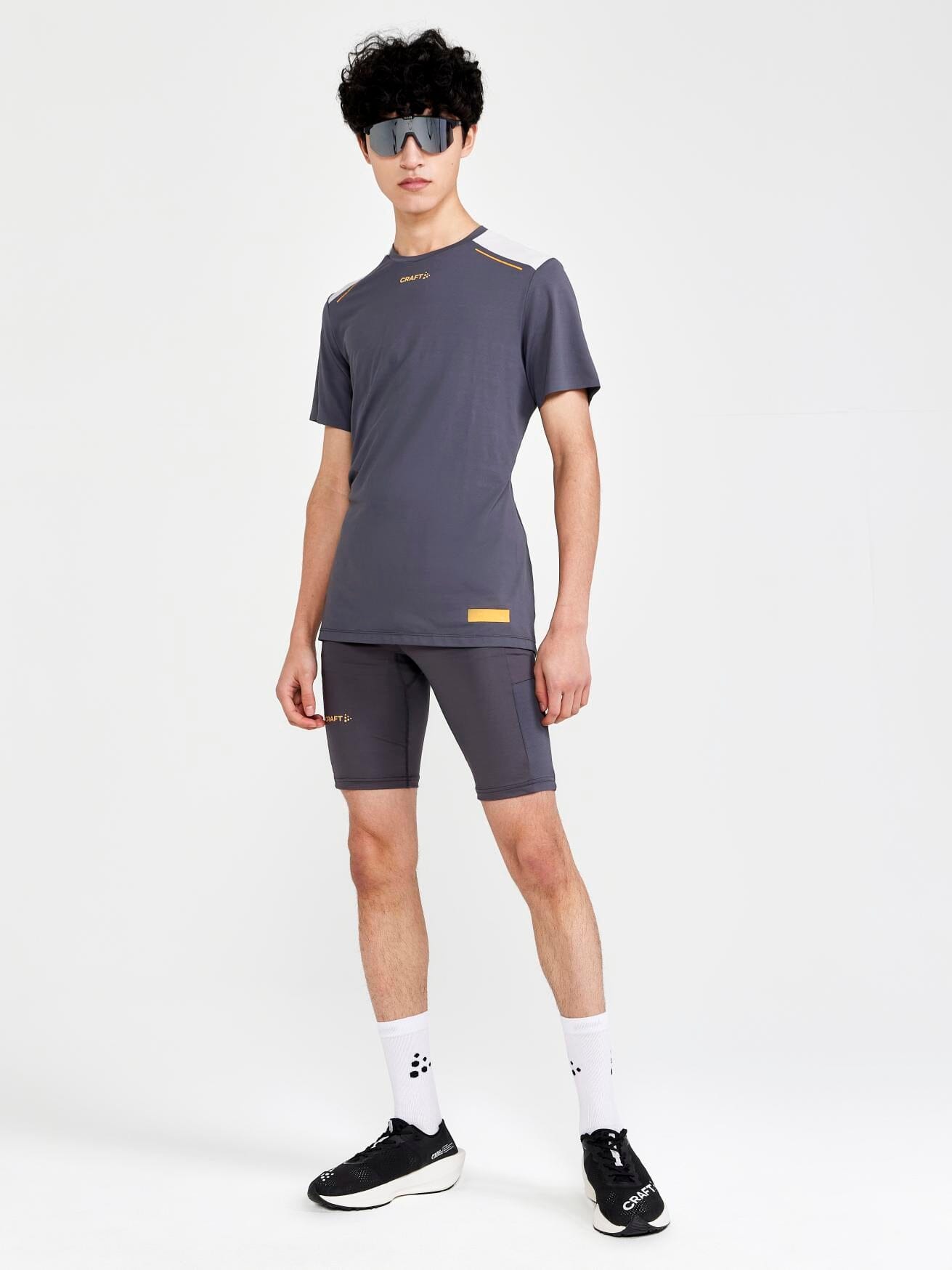 Men's Pro Hypervent Running Tee - GRANITE/ASH - Image 6