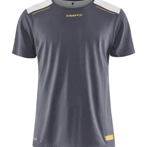 Men's Pro Hypervent Running Tee - GRANITE/ASH