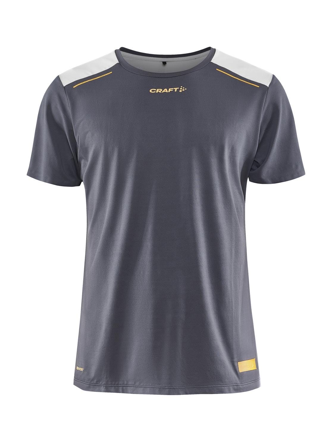 Men's Pro Hypervent Running Tee - GRANITE/ASH