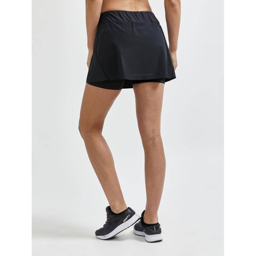Women's Pro Hypervent 2In1 Running Skirt - Black - Image 3