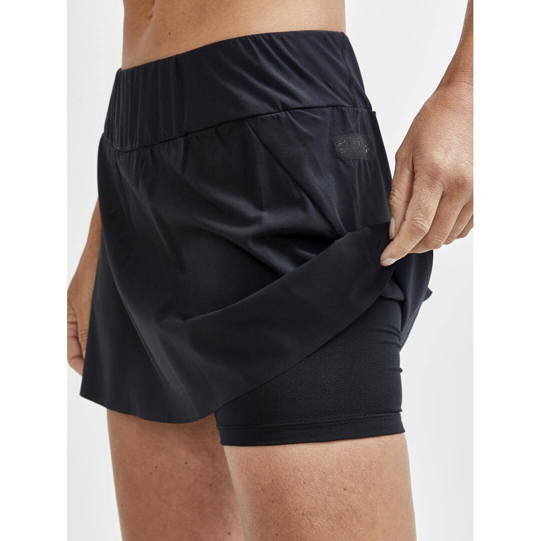 Women's Pro Hypervent 2In1 Running Skirt - Black - Image 4