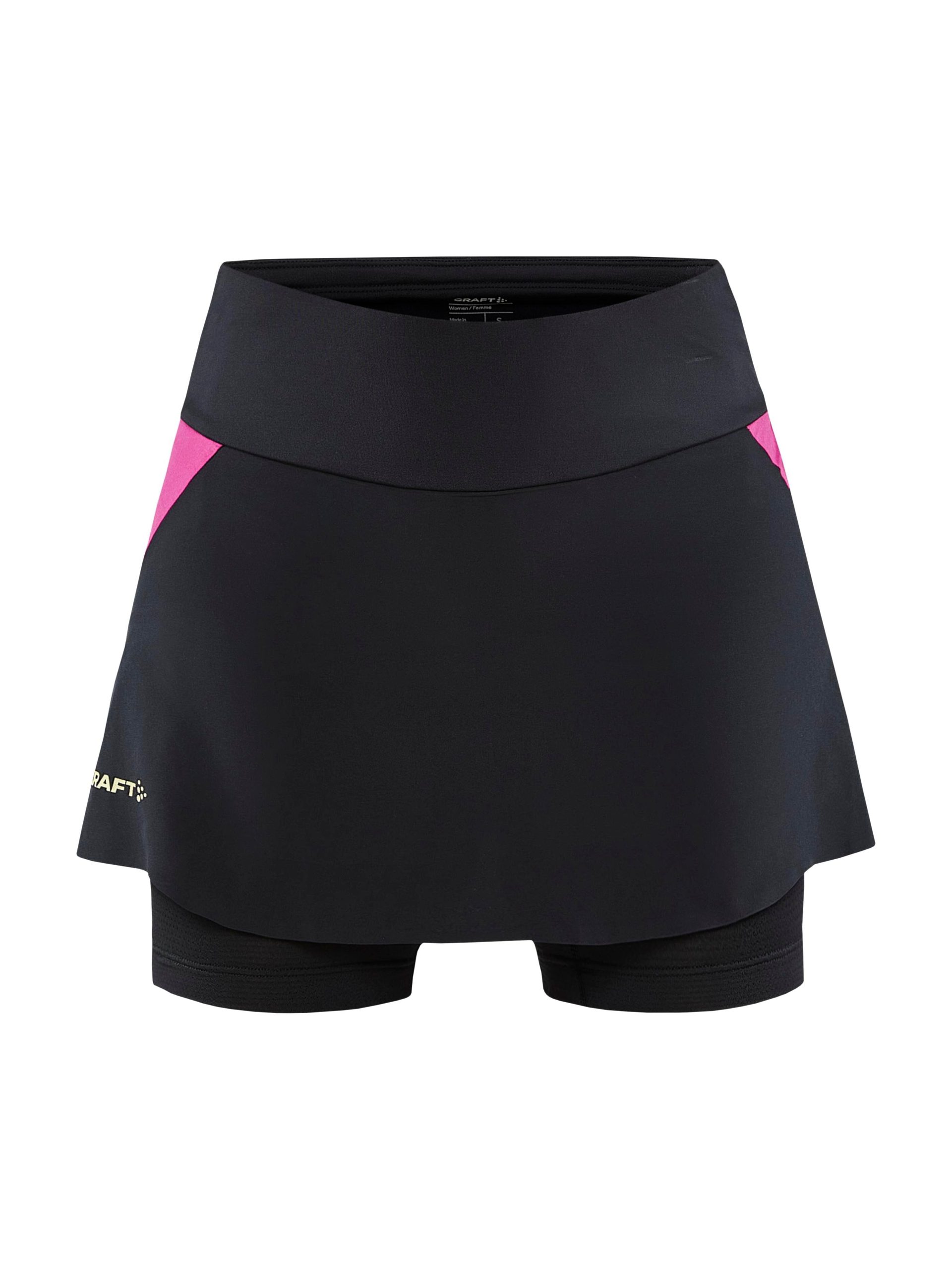 Women's Pro Hypervent 2In1 Running Skirt - BLACK-ROXO - Image 5