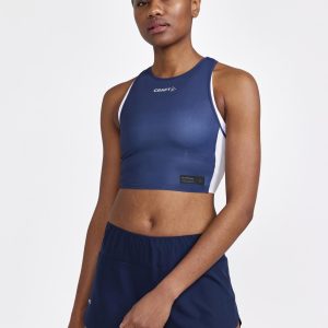 Women's Pro Hypervent Running Cropped Top - BLAZE-FLEX