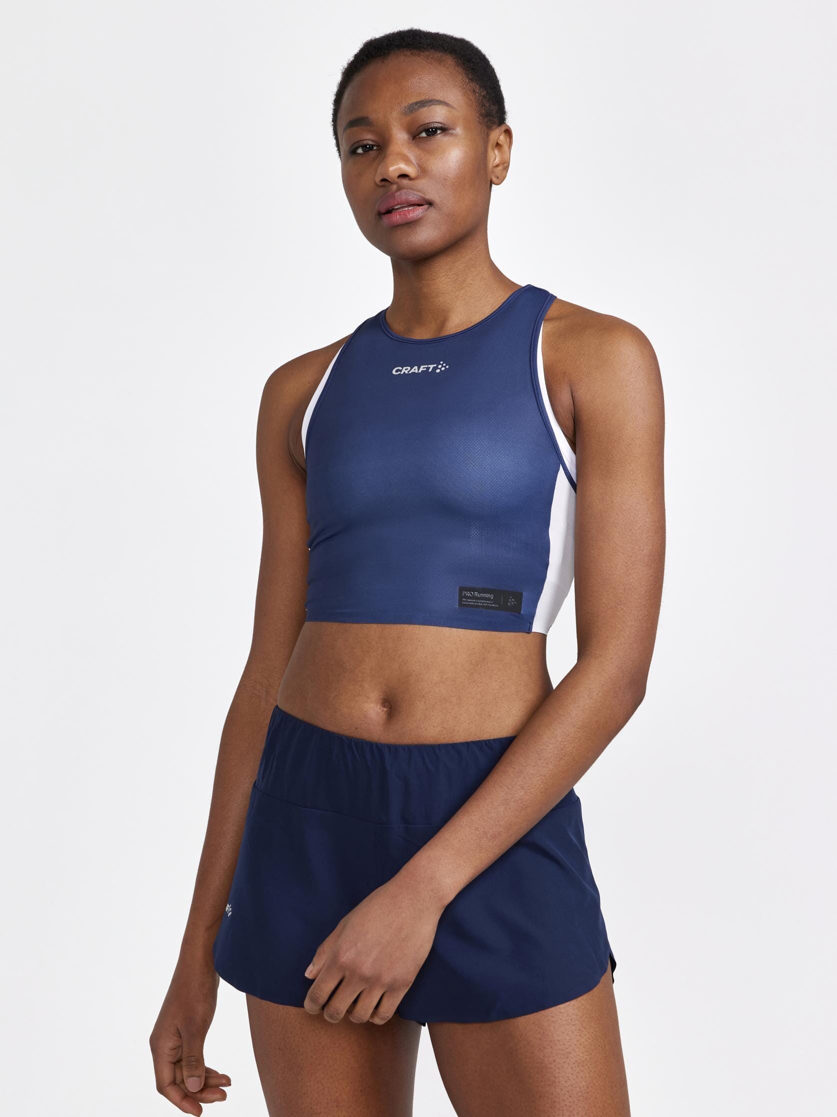 Women's Pro Hypervent Running Cropped Top - BLAZE-FLEX