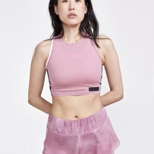 Women's Pro Hypervent Running Cropped Top - DAWN-BLAZE