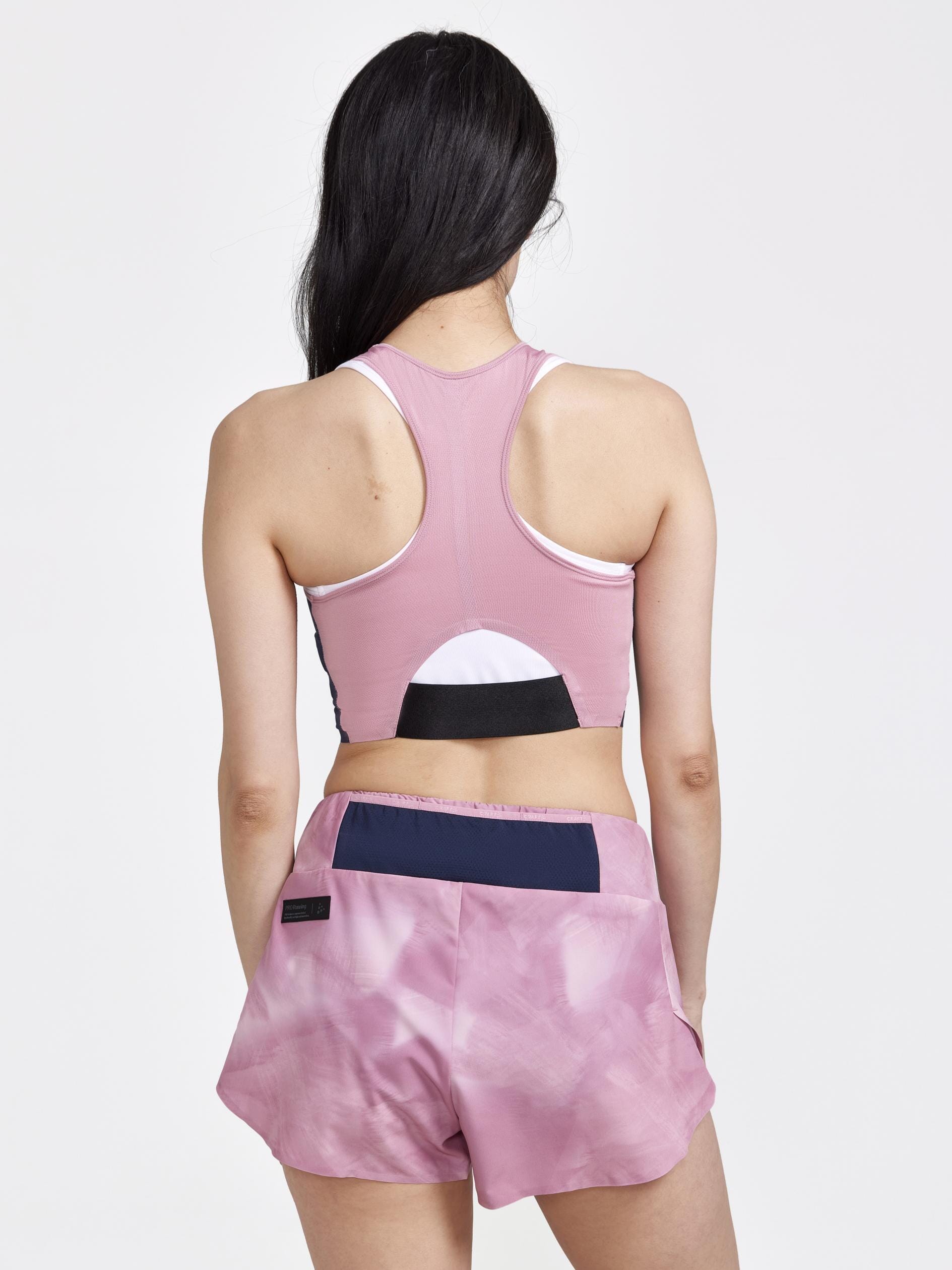Women's Pro Hypervent Running Cropped Top - DAWN-BLAZE - Image 2