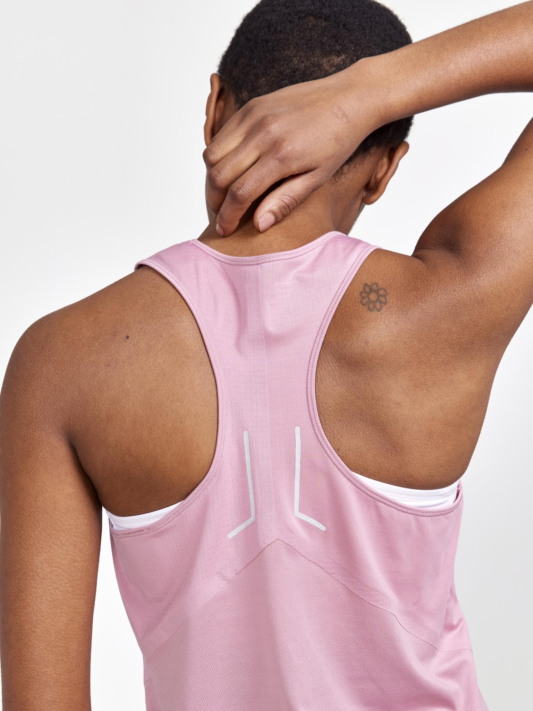 Women's Pro Hypervent Running Singlet - DAWN - Image 4