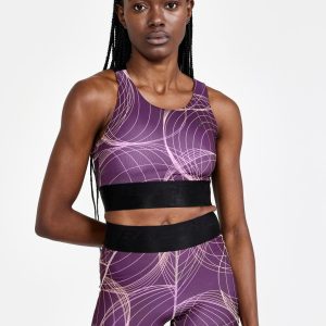 Women's Core Charge Sport Top - BURGUNDY-BLEIKUR