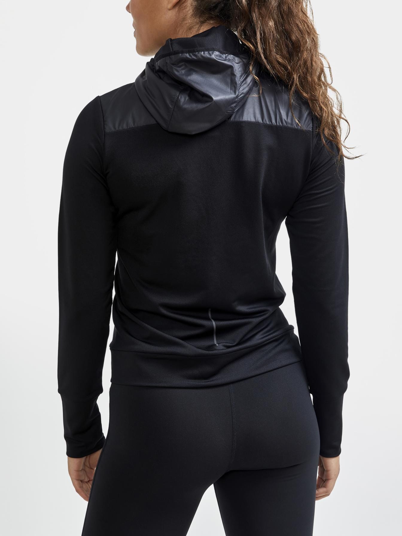 Women's ADV Charge Jersey Hood Jacket - Black - Image 2