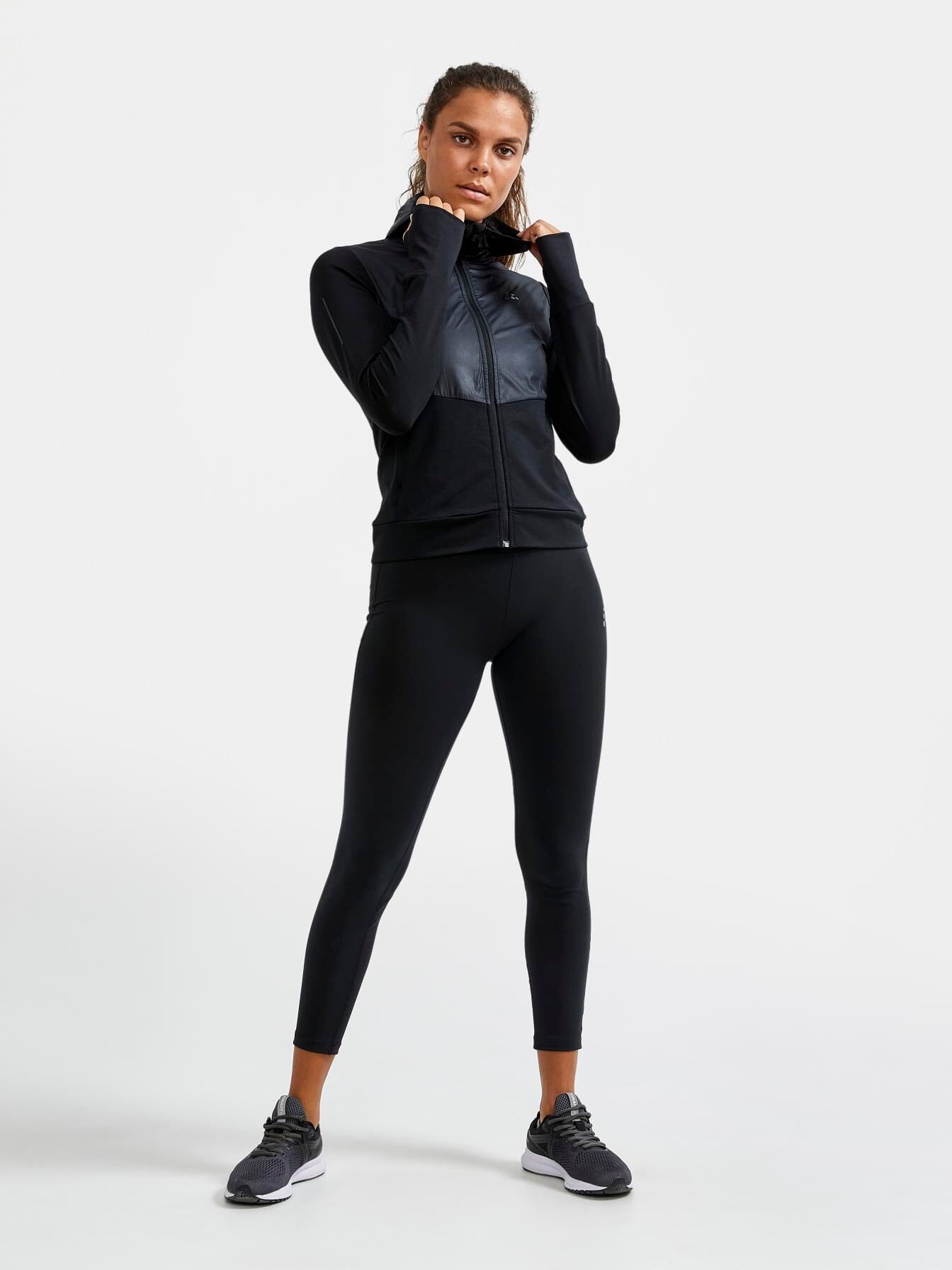 Women's ADV Charge Jersey Hood Jacket - Black - Image 6