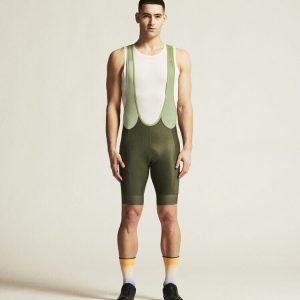 Men's ADV Endur Cycling Bib Shorts - Juniper/Forest Green