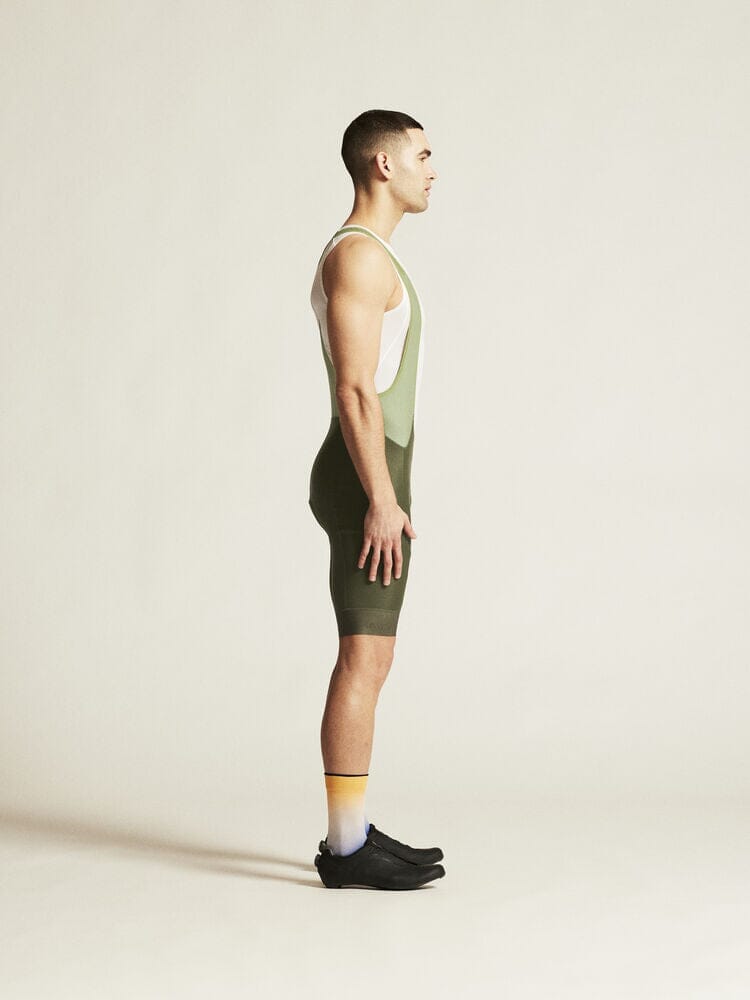 Men's ADV Endur Cycling Bib Shorts - Juniper/Forest Green - Image 5