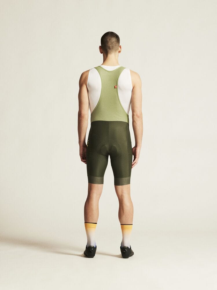 Men's ADV Endur Cycling Bib Shorts - Juniper/Forest Green - Image 7