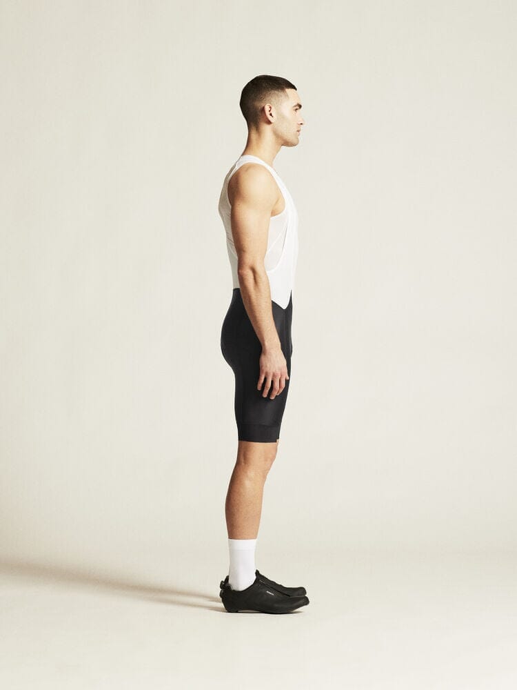 Men's ADV Endur Cycling Bib Shorts - Black/White - Image 7