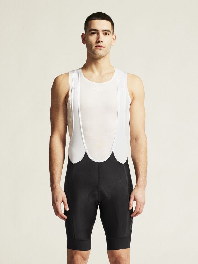 Men's ADV Endur Cycling Bib Shorts - Black/White - Image 2