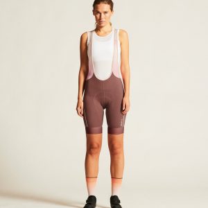 Women's ADV Endur Bib Shorts - Rose Brown/Tofu