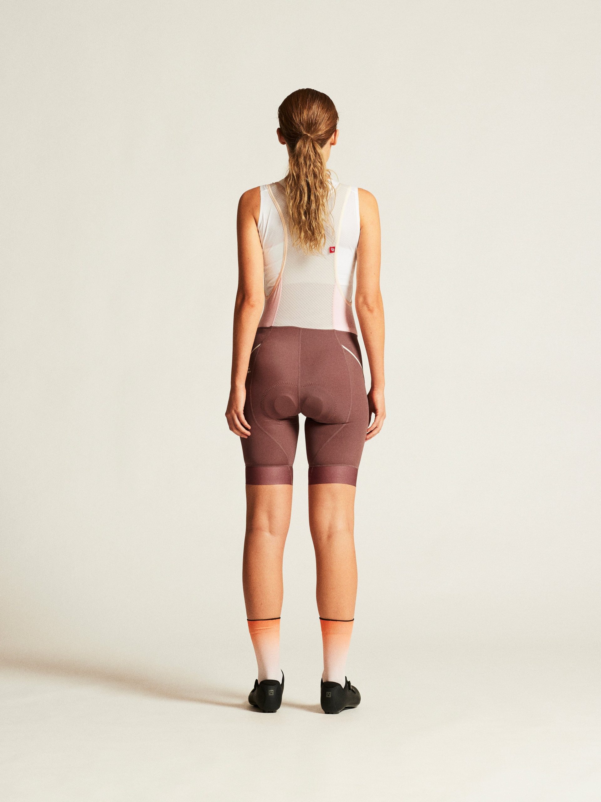 Women's ADV Endur Bib Shorts - Rose Brown/Tofu - Image 8