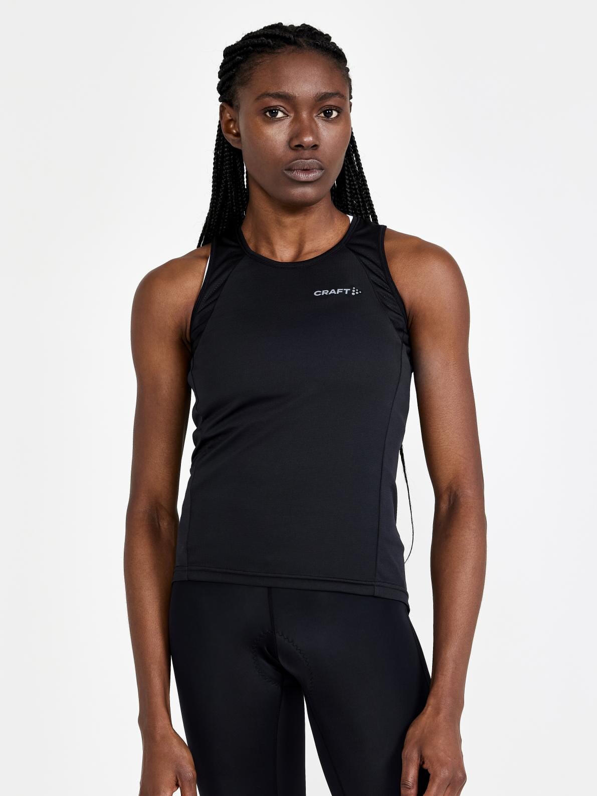 Women's Core Endur Cycling Singlet - Black