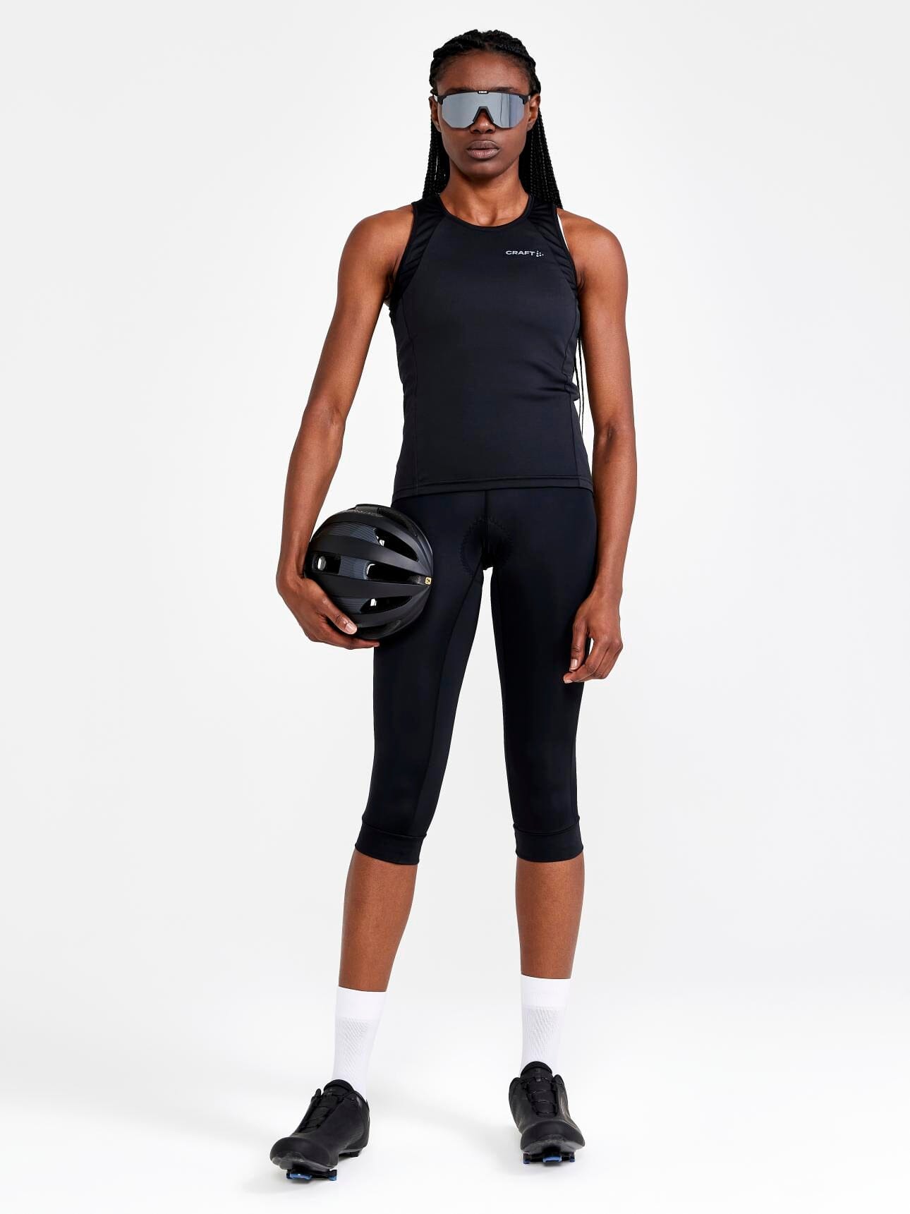 Women's Core Endur Cycling Singlet - Black - Image 5