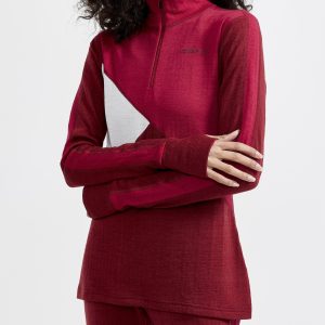 Women's ADV Nordic Wool Baselayer - RHUBARB-MACHINE
