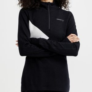 Women's ADV Nordic Wool Baselayer - BLACK/ASH