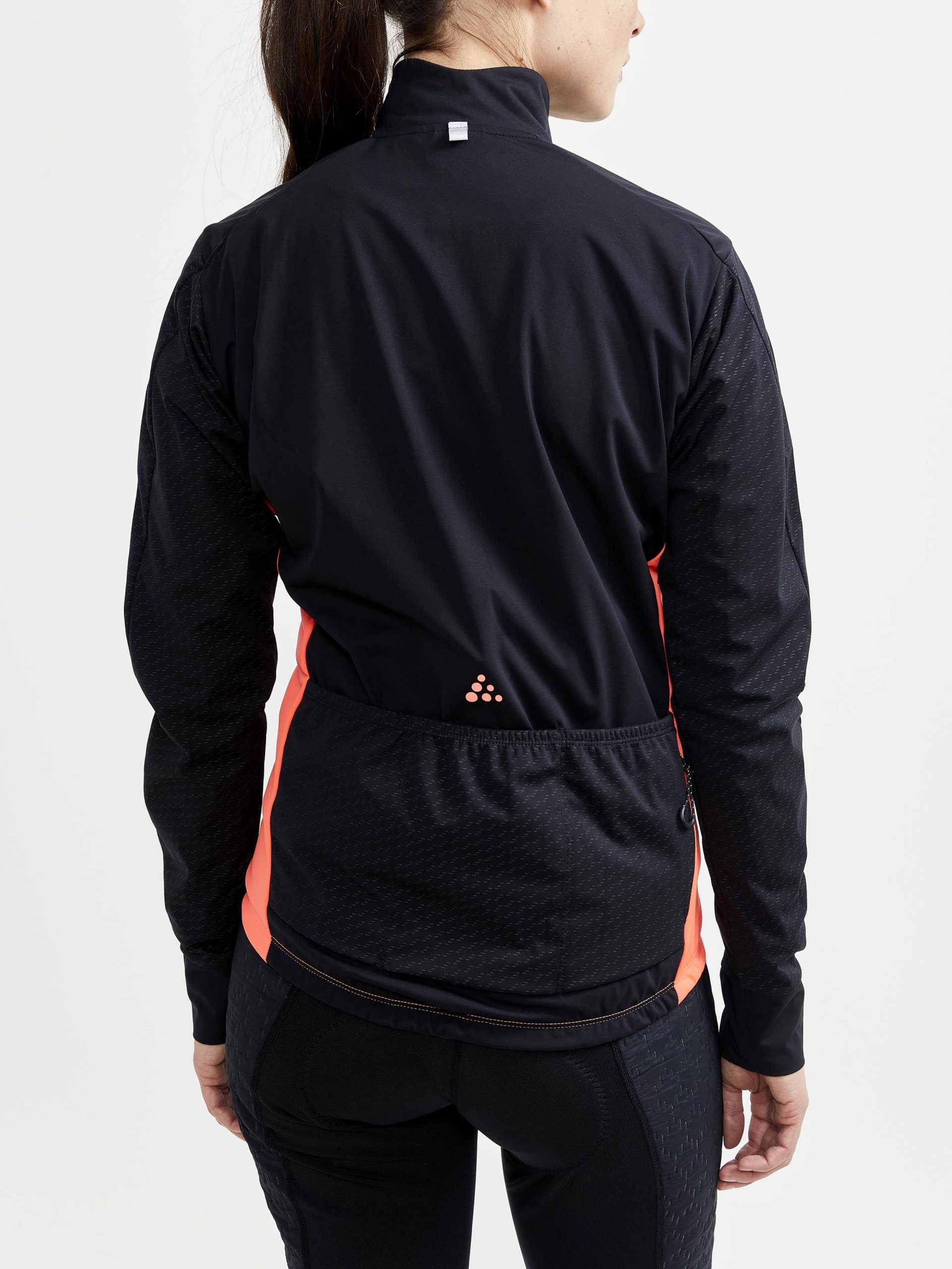 Women's ADV SubZ Lumen Cycling Jacket - BLACK/SHOCK - Image 2
