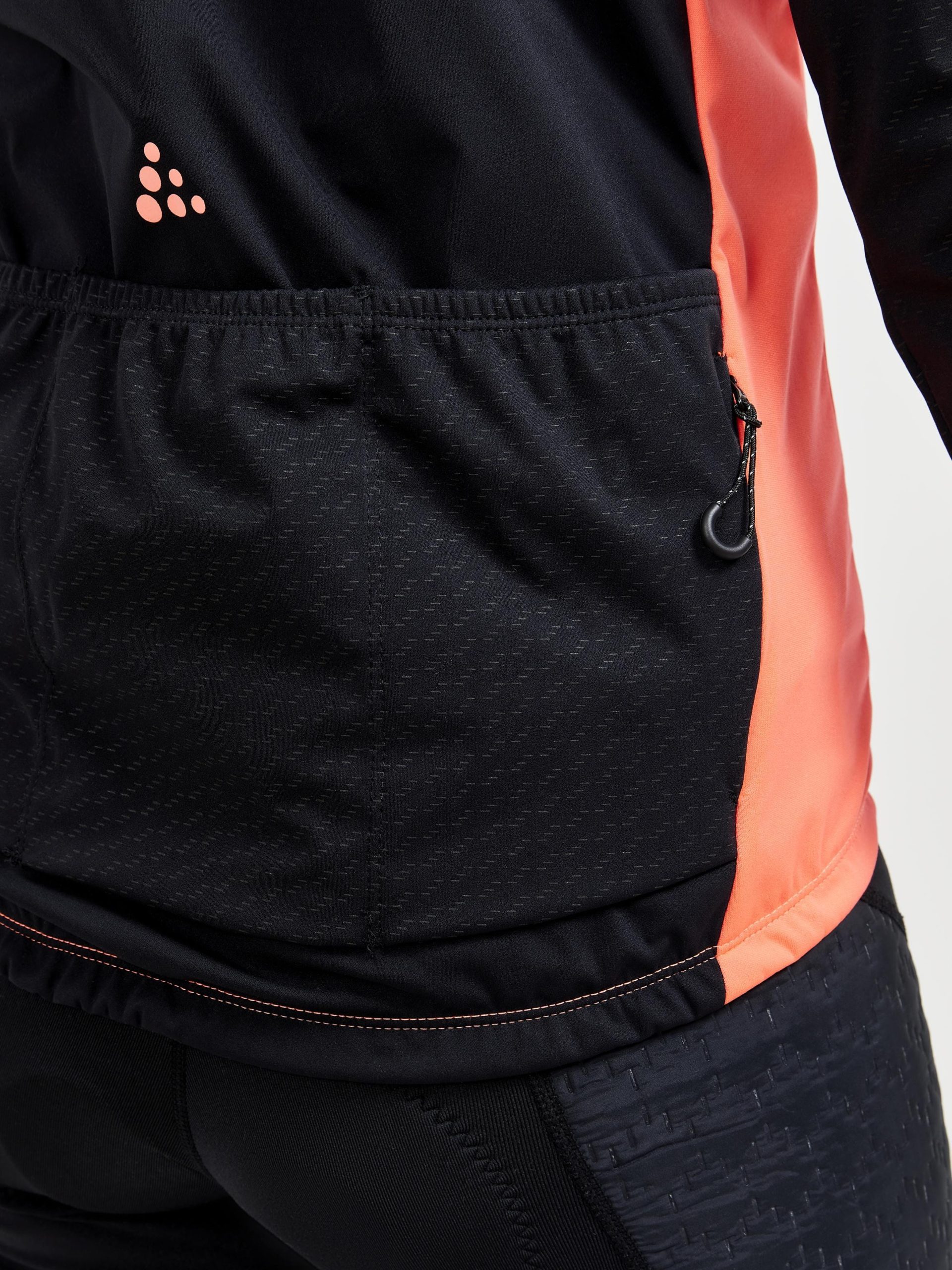 Women's ADV SubZ Lumen Cycling Jacket - BLACK/SHOCK - Image 3