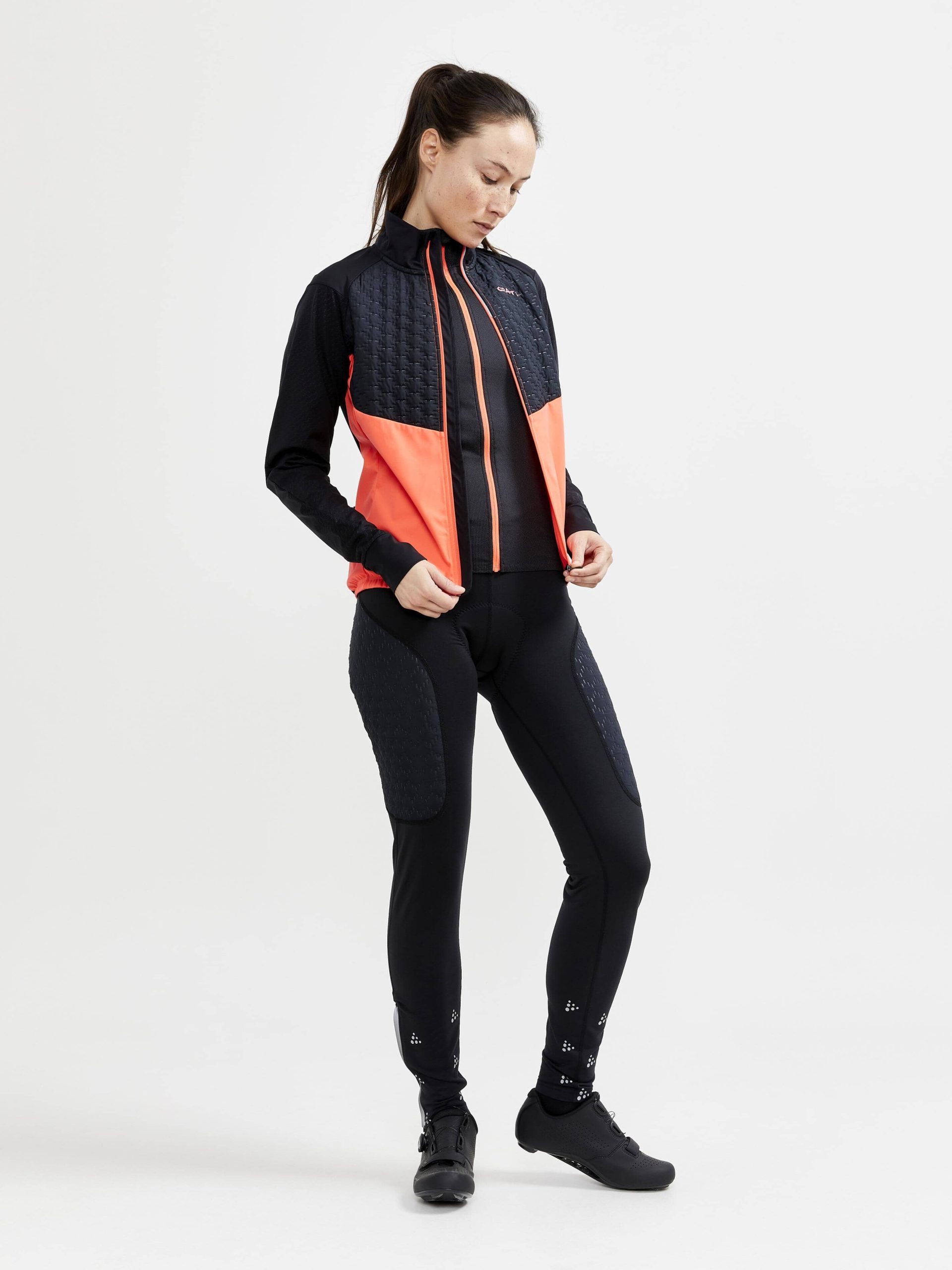 Women's ADV SubZ Lumen Cycling Jacket - BLACK/SHOCK - Image 6