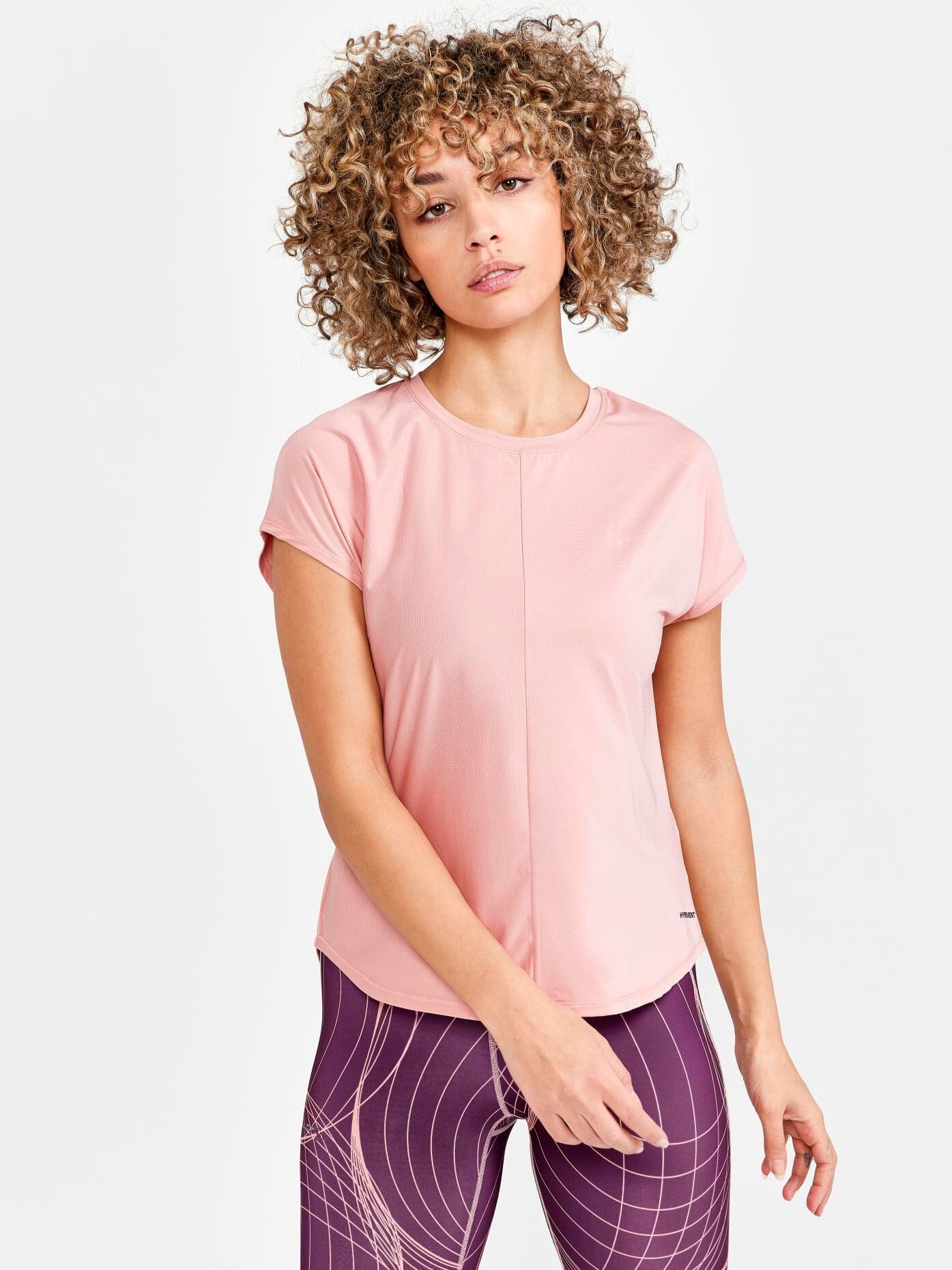 Women's Core Charge Rib Tee - GLOW