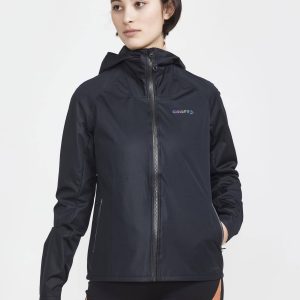 Women's Pro Hydro Running Jacket 2 - Black