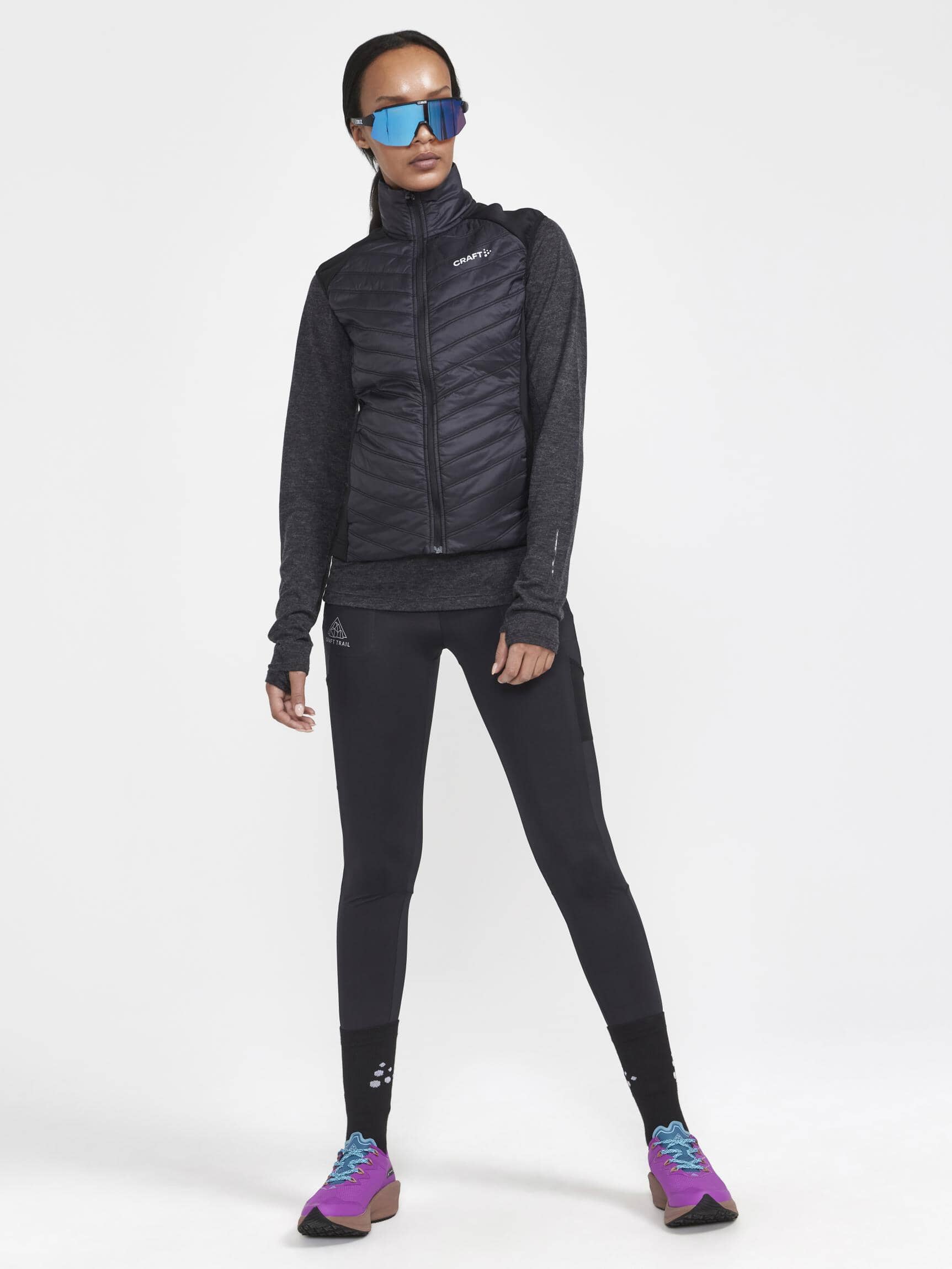 Women's ADV SubZ Wool Running Tee 2 - Black - Image 6