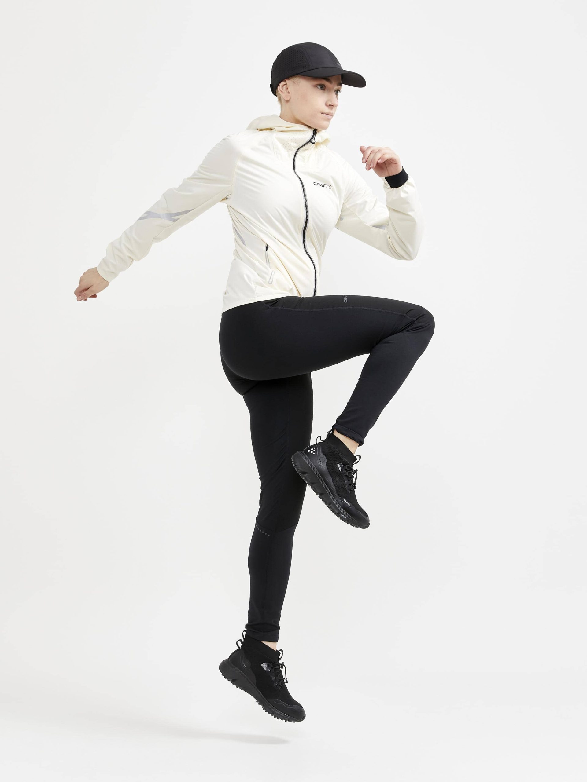 Women's ADV SubZ Running Wind Tights 2 - Black - Image 5