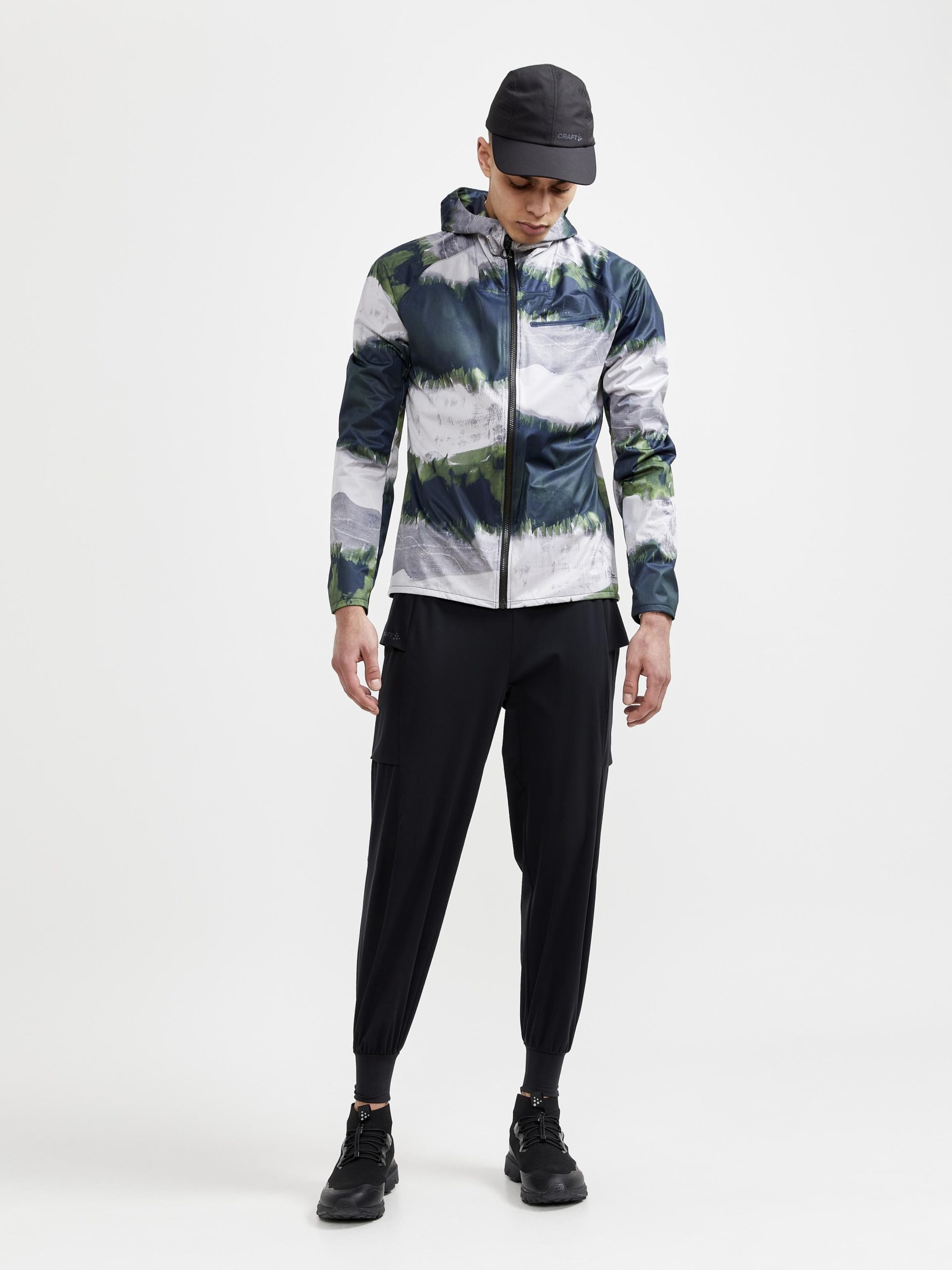 Men's Pro Hydro Running Jacket 2 - Black - Image 14