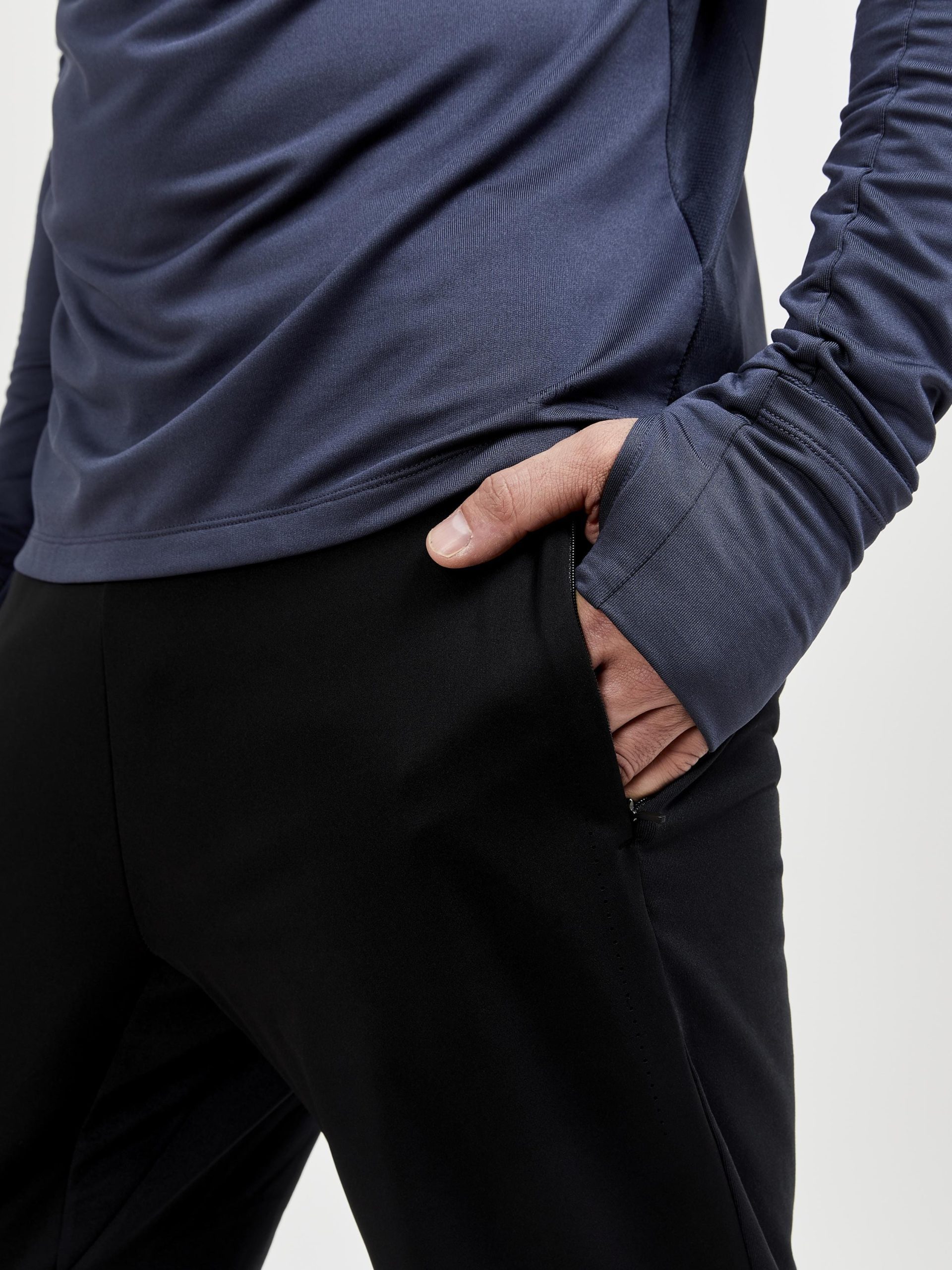 Men's ADV SubZ Running Wind Pants 2 - Black - Image 4