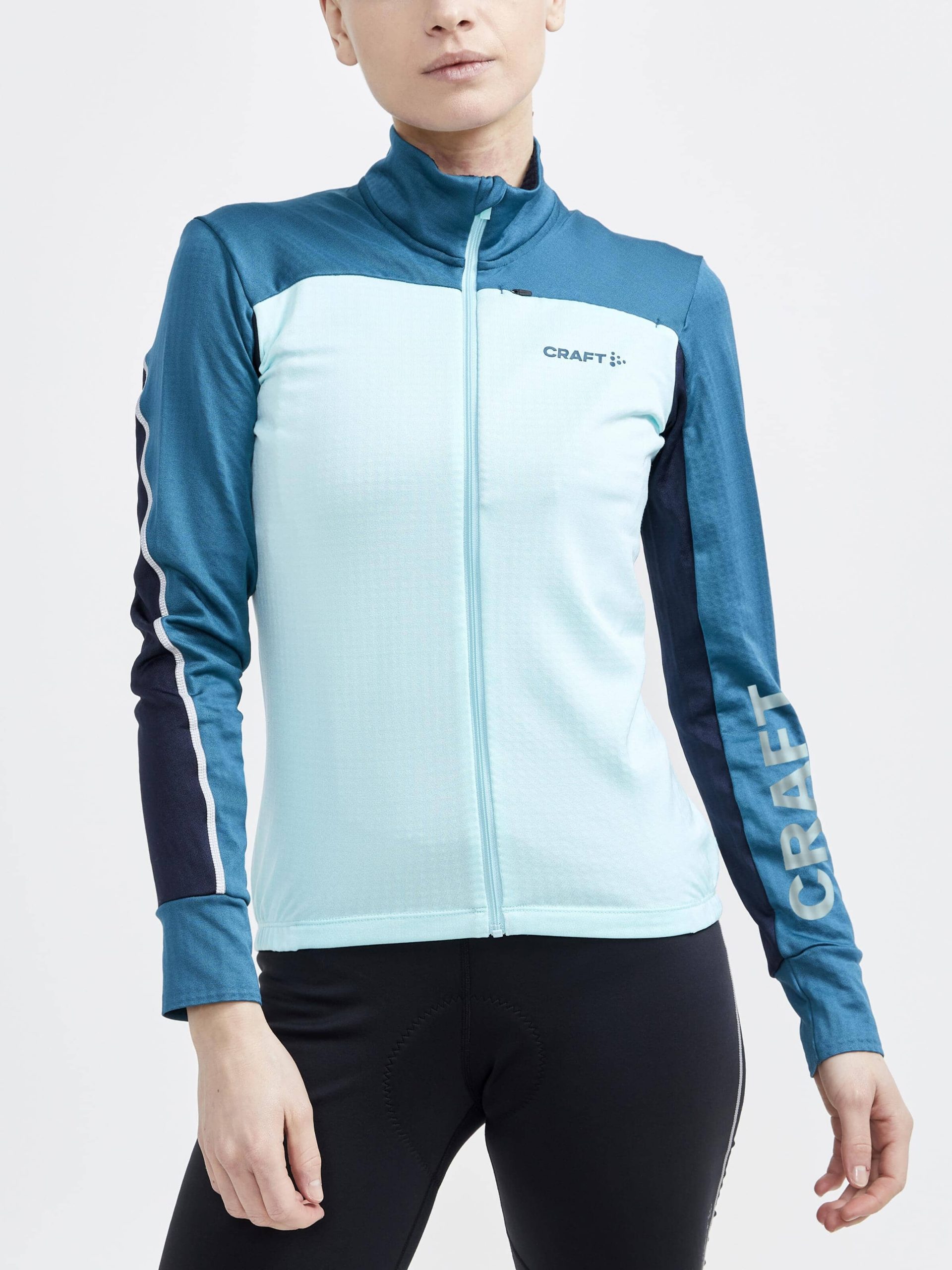 Women's Core SubZ Cycling Jersey - Black/Silver Reflective