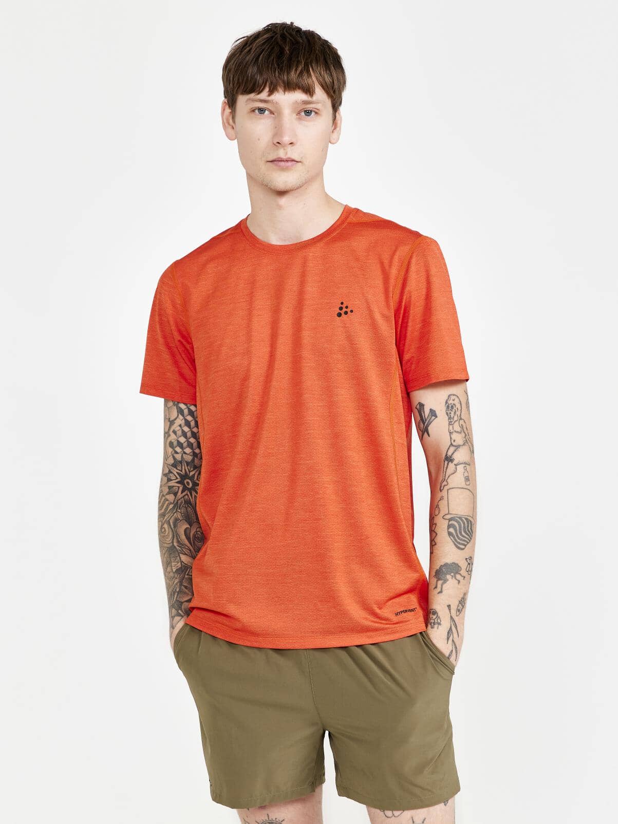 Men's ADV Charge Melange Tee - SOLO-MELANGE