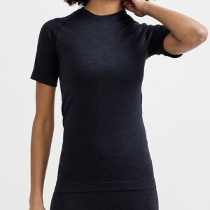 Women's Core Dry Active Comfort Short Sleeve - Black
