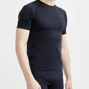 Men's Core Dry Active Comfort Ss - Black