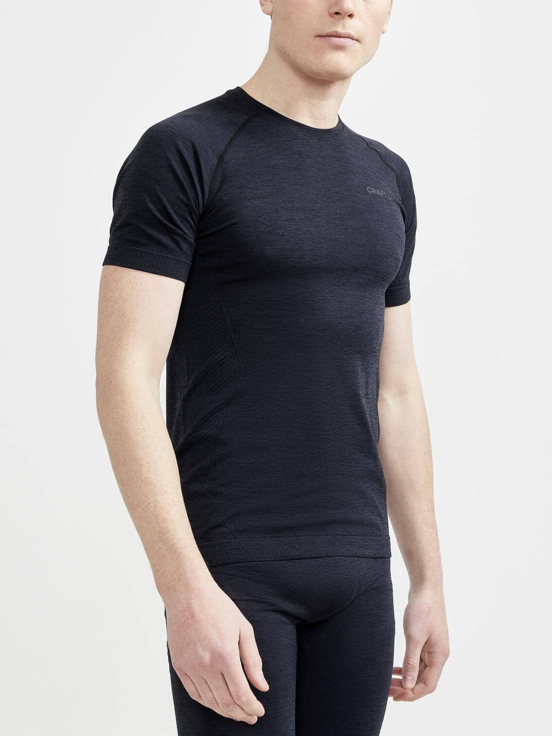 Men's Core Dry Active Comfort Ss - Black