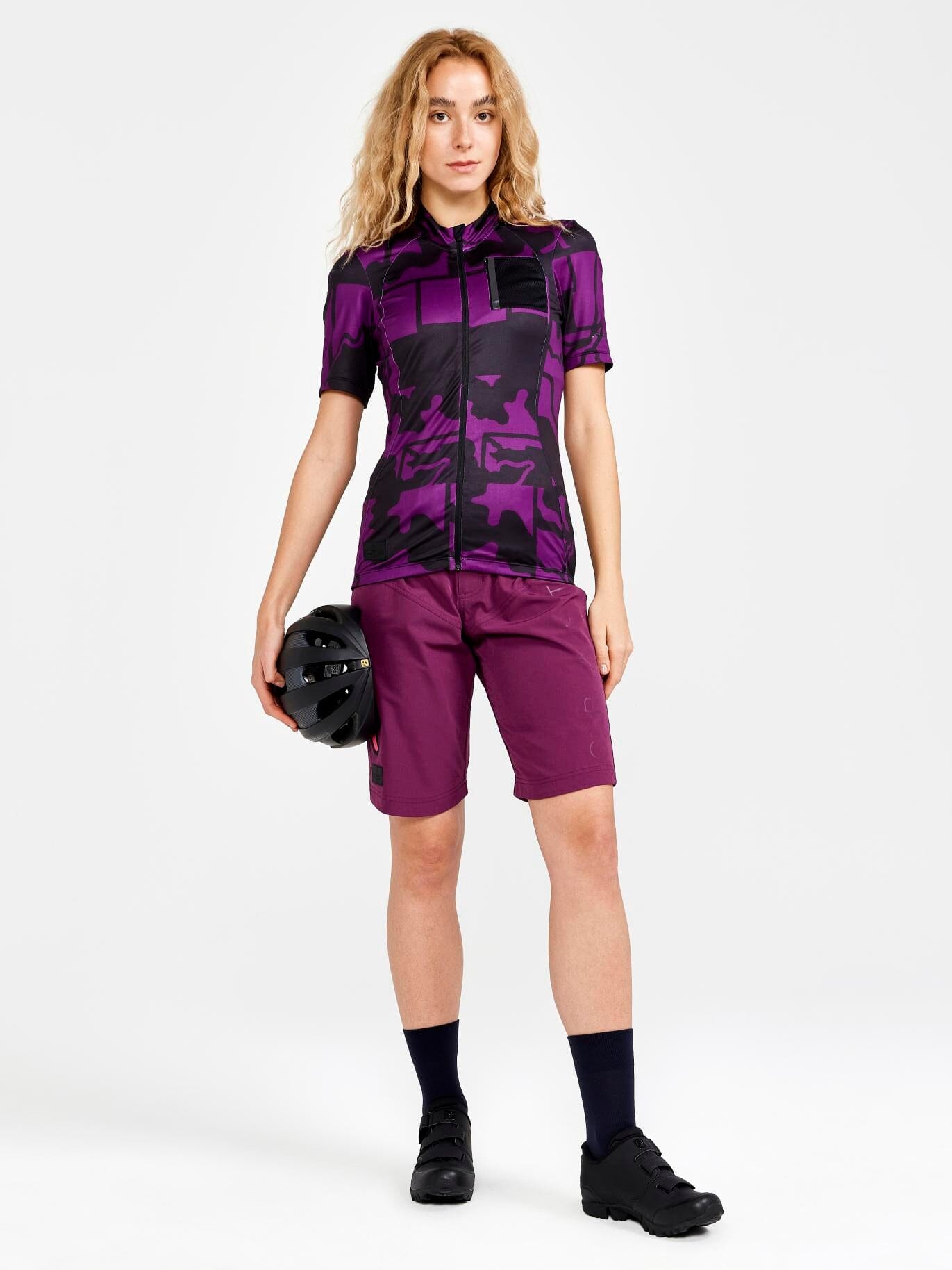 Women's ADV Gravel SS Jersey - BLOSSOM-BLACK - Image 5