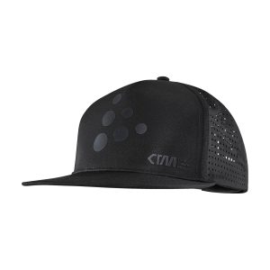 CTM Distance Tech Trucker Cap - Black