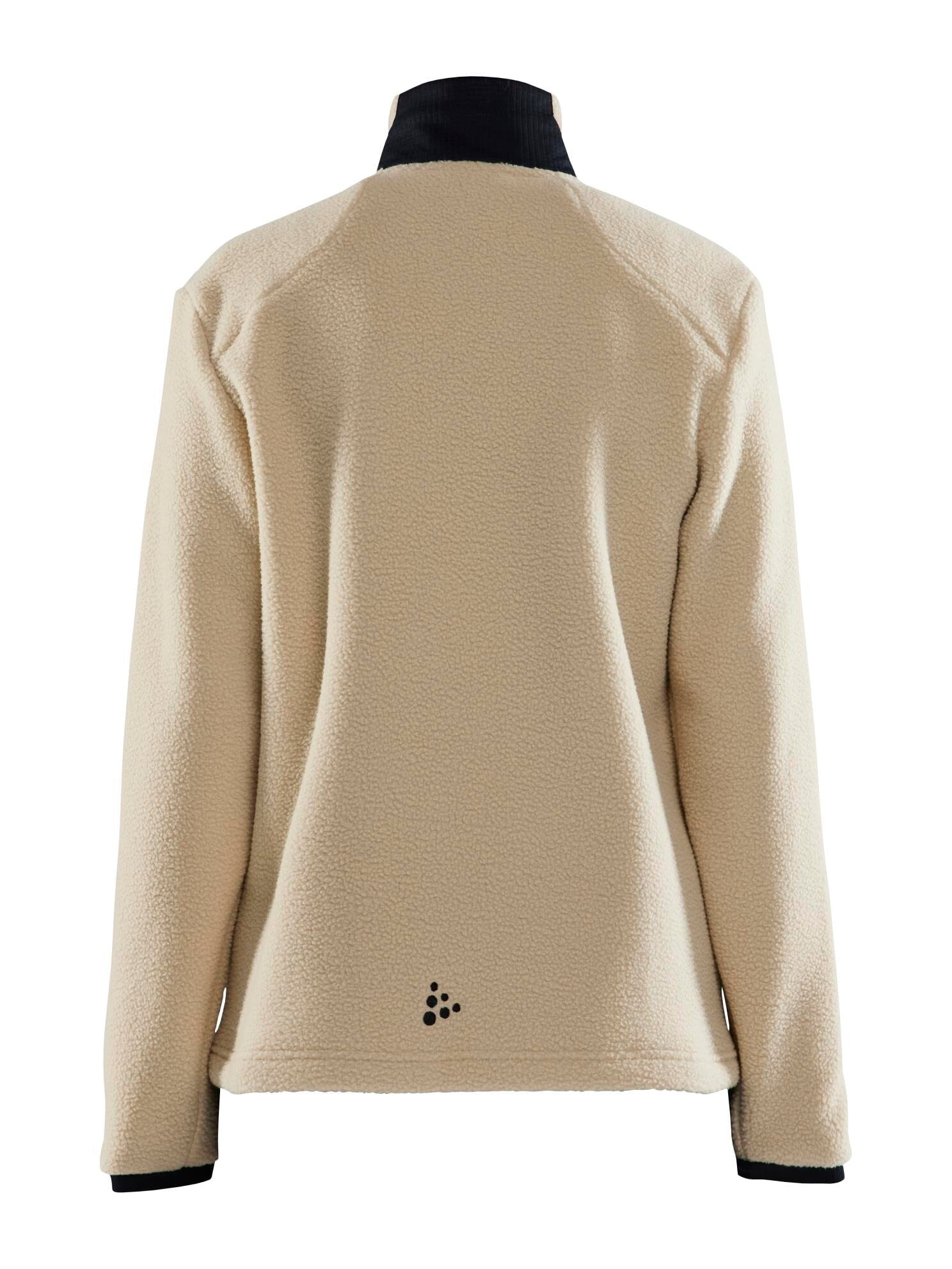 Women's ADV Explore Pile Fleece Jacket - Ecru/Black - Image 7