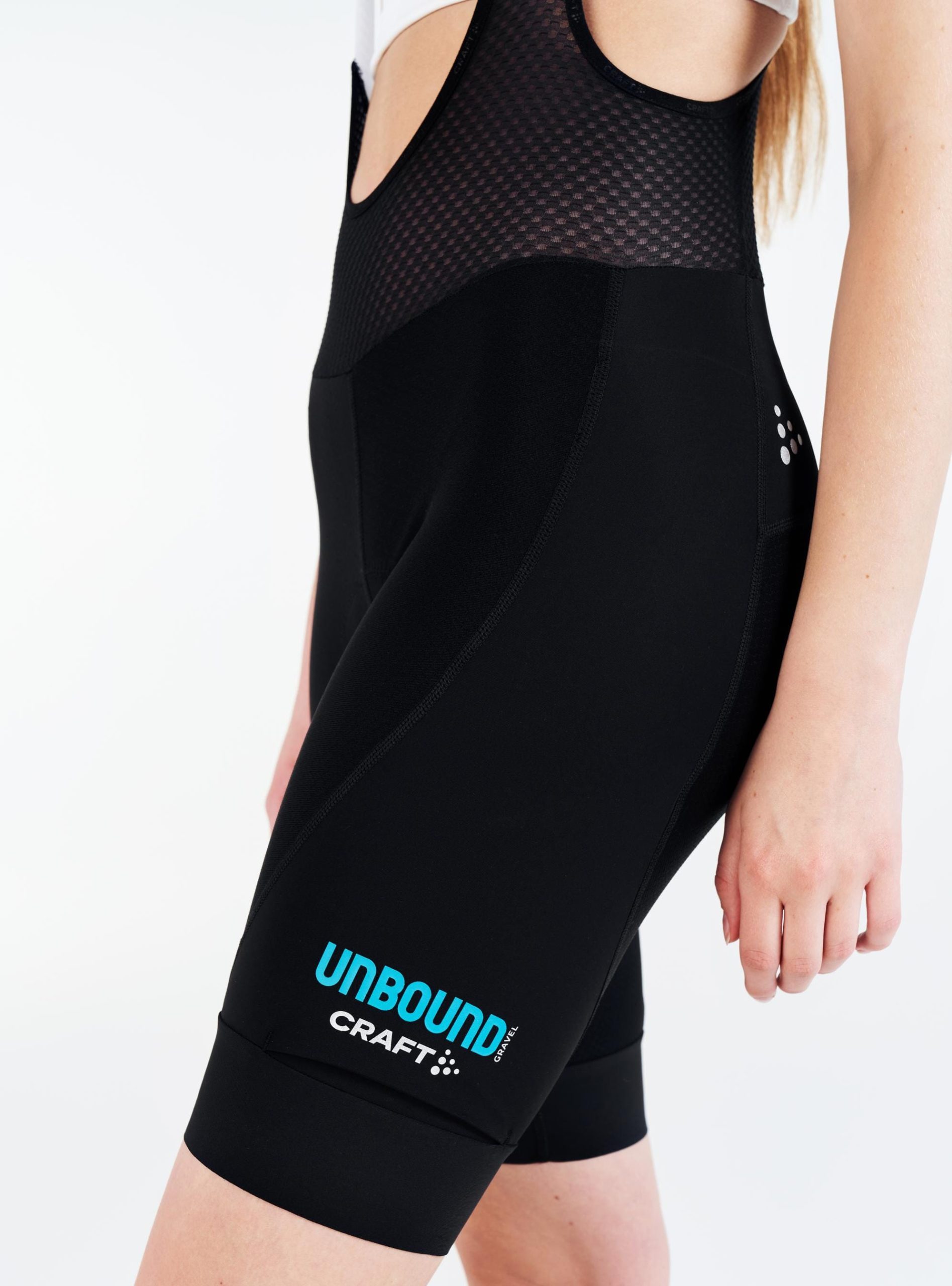 Women's ADV Unbound Cycling Bib Shorts - Black - Image 4