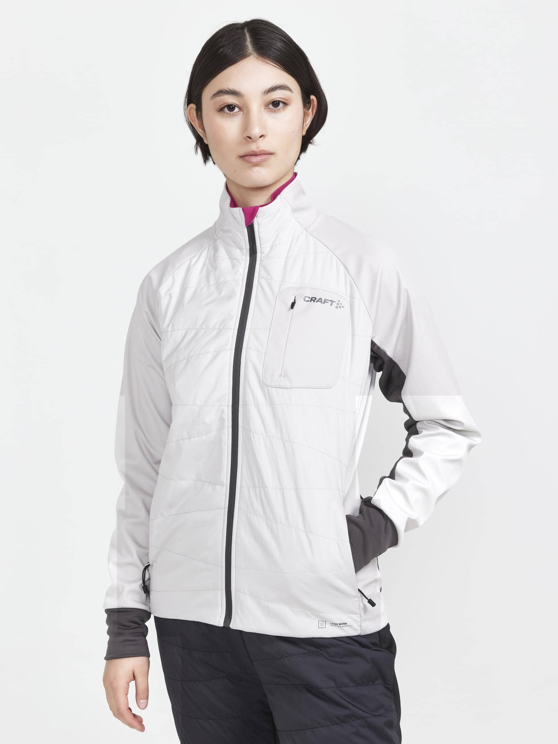 Women's Core XC Training Insulate Jacket - ASH-GRANITE