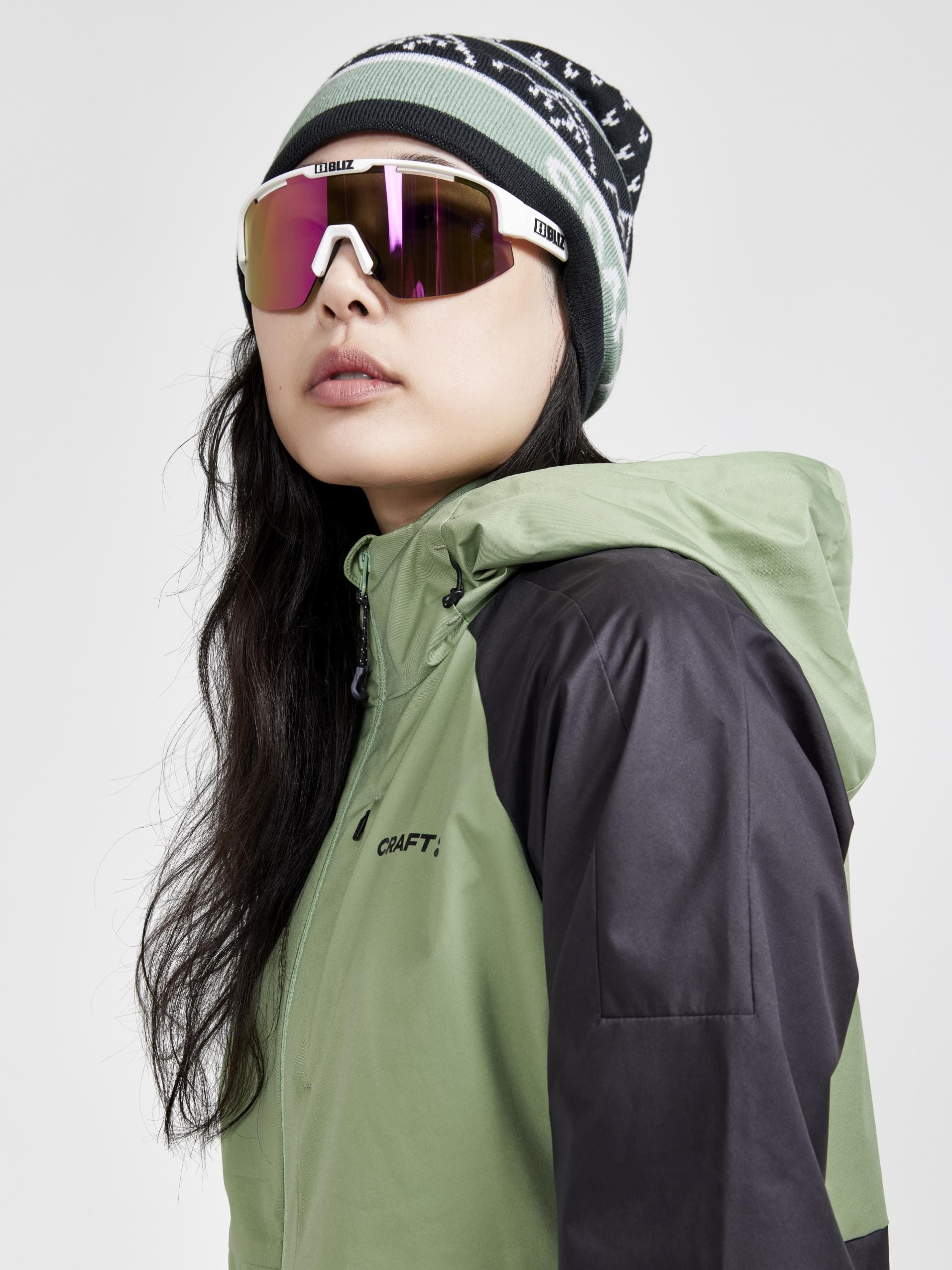 Women's ADV Backcountry Jacket - JADE-SLATE - Image 3
