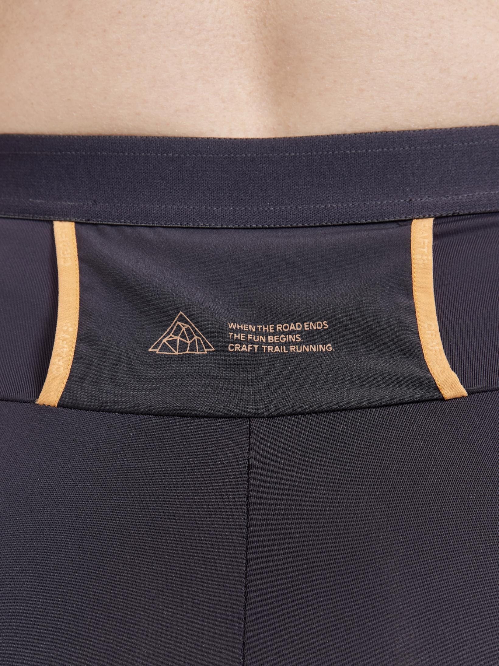 Women's Pro Trail Running Tights - SLATE-DESERT - Image 3